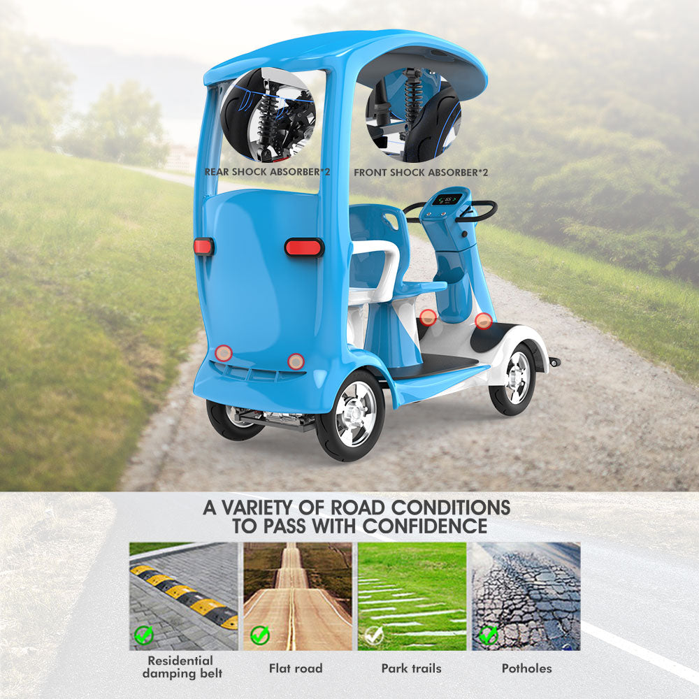 Scenic area intelligent electric mobility scooter